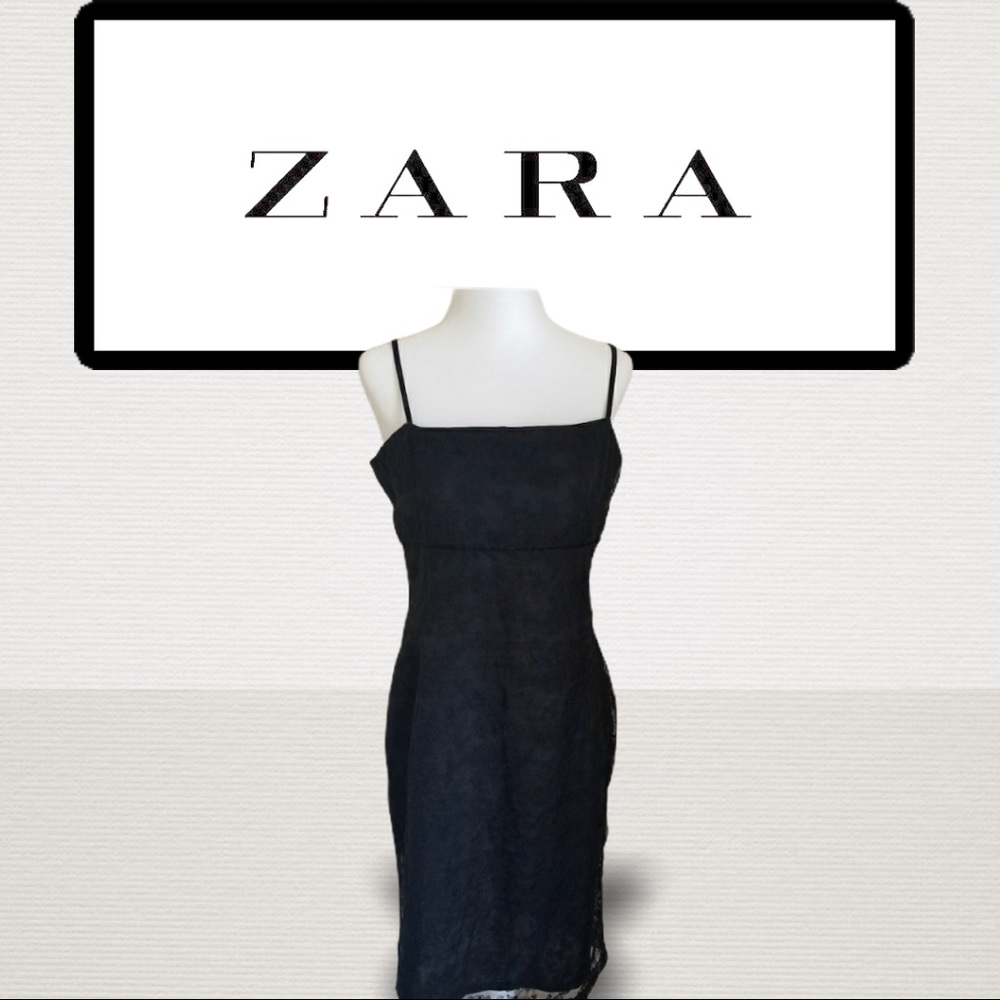 Zara Black Lacey Dress